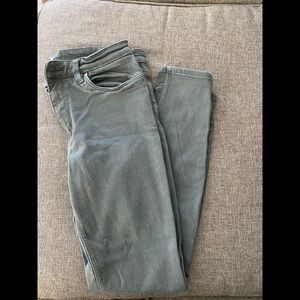 H&M teal skinny jeans